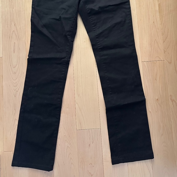 Like-New- Lucky Brand Mid Rise Straight Leg Black Jeans Pants (26) - Picture 6 of 12